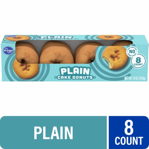 Kroger® Plain Cake Donuts Perspective: front