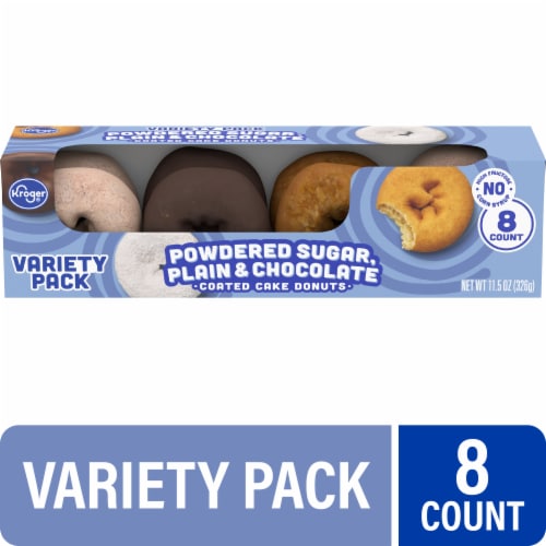 Kroger® Assorted Cake Donuts Perspective: front