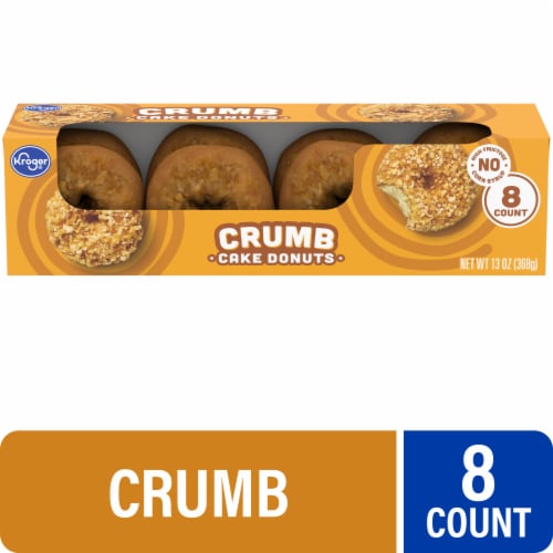 Kroger® Crumb Cake Donuts Perspective: front