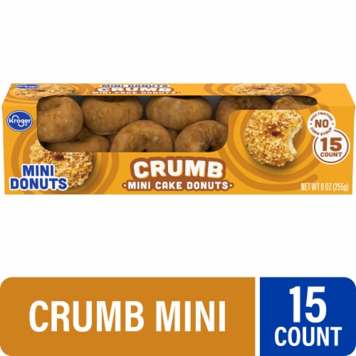 Kroger® Crumb Mini Donuts Perspective: front