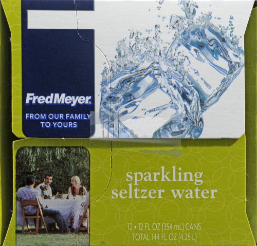 Fred Meyer® Seltzer Water Perspective: front