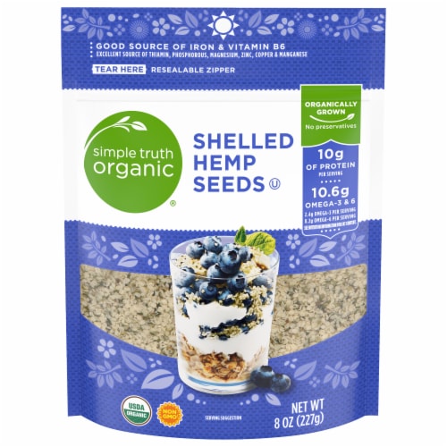 Simple Truth Organic® Shelled Hemp Seeds Perspective: front