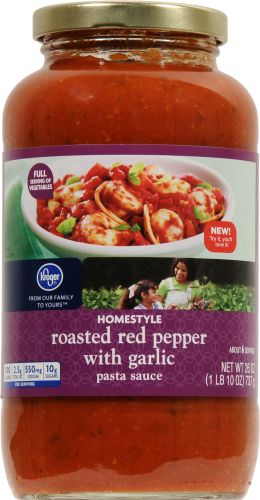 Kroger® Roasted Red Pepper with Garlic Pasta Sauce Perspective: front