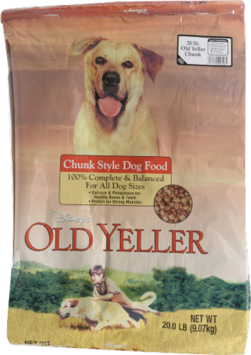 Old Yeller Chunk Style Dog Food Perspective: front