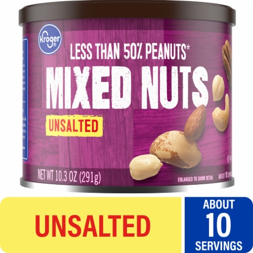 Kroger® Unsalted Mixed Nuts Perspective: front