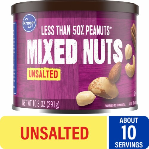 Kroger® Unsalted Mixed Nuts Perspective: front