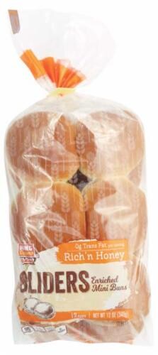 King Soopers® Rich & Honey Slider Buns Perspective: front