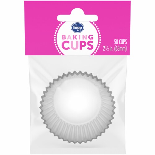Kroger® Large White Baking Cups Perspective: front