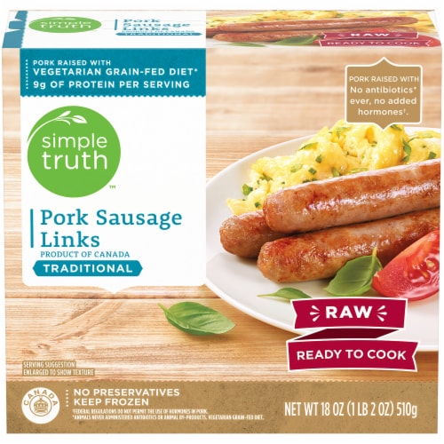 Simple Truth™ Traditional Pork Sausage Links Perspective: front