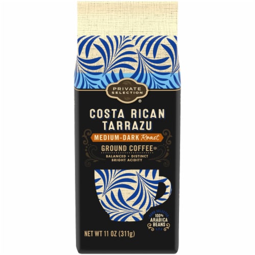 Private Selection® Costa Rican Tarrazu Medium-Dark Roast Ground Coffee Perspective: front