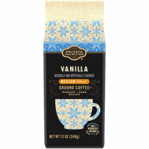 Private Selection® Vanilla Medium Roast Ground Coffee Perspective: front