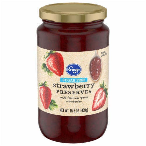 Kroger® Sugar Free Strawberry Preserves Perspective: front