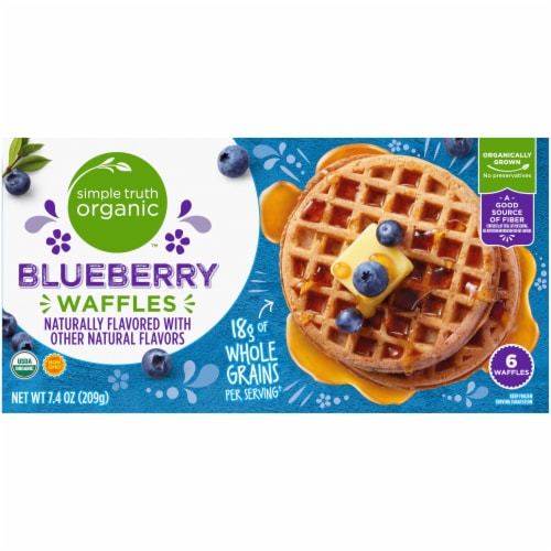Simple Truth Organic™ Blueberry Waffles Perspective: front