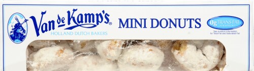 Van de Kamp's Mini Powdered Donuts Perspective: front