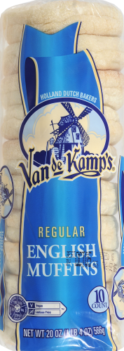 Van De Kamp's Plain English Muffins Perspective: front