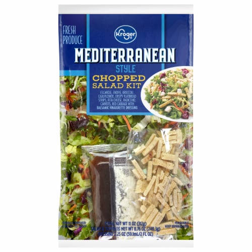 Kroger® Mediterranean Style Chopped Salad Kit Bag Perspective: front