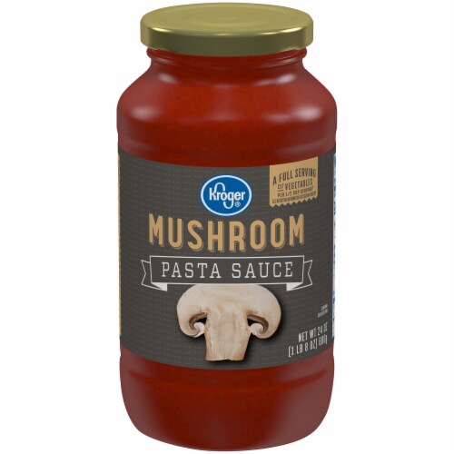 Kroger®  Mushroom Pasta Sauce Jar Perspective: front