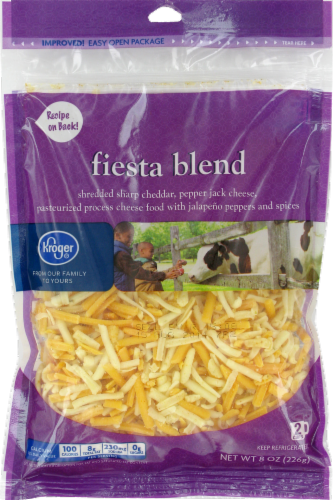 Kroger®  Shredded Fiesta Blend Cheese Perspective: front