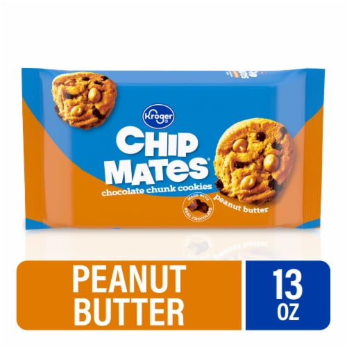 Kroger® ChipMates® Peanut Butter Chunk Chocolate Chip Cookies Perspective: front