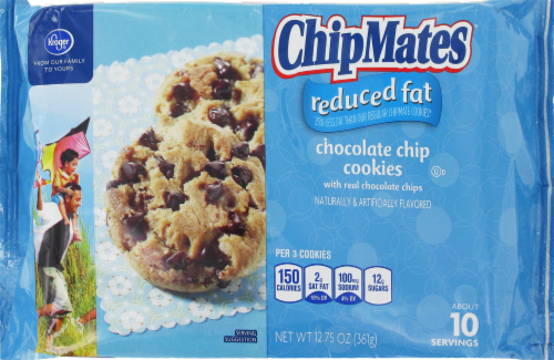 Kroger® Chipmates Reduced Fat Chocolate Chip Cookies Perspective: front