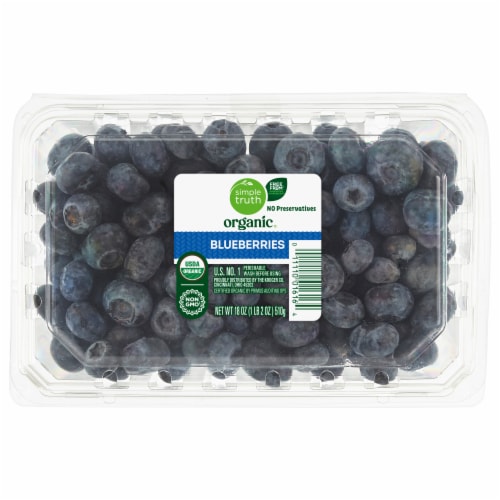 Simple Truth Organic™ Fresh Blueberries Perspective: front
