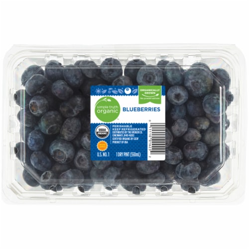 Simple Truth Organic™ Blueberries Perspective: front