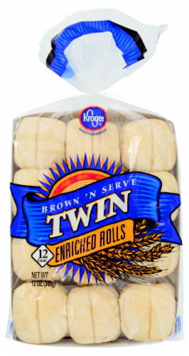 Kroger® Brown 'N Serve Twin Enriched Rolls Perspective: front