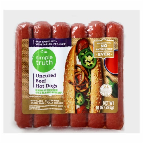 Simple Truth™ Uncured Beef Hot Dogs, 10 oz - Kroger