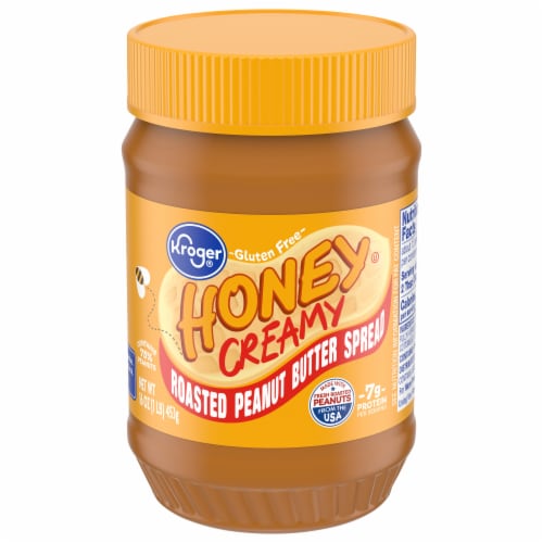 Cream Nut Crunchy Peanut Butter - 16.5 oz jar