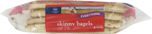 Kroger® Everything Skinny Bagels Perspective: front
