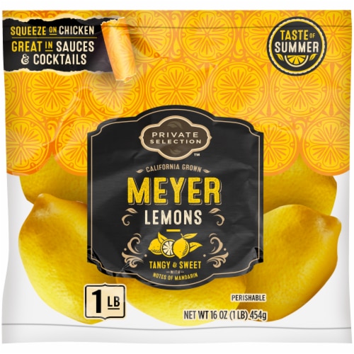 Private Selection™ California Grown Meyer Lemons Perspective: front