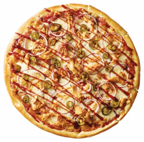 BBQ Chicken Whole Pizza Perspective: front