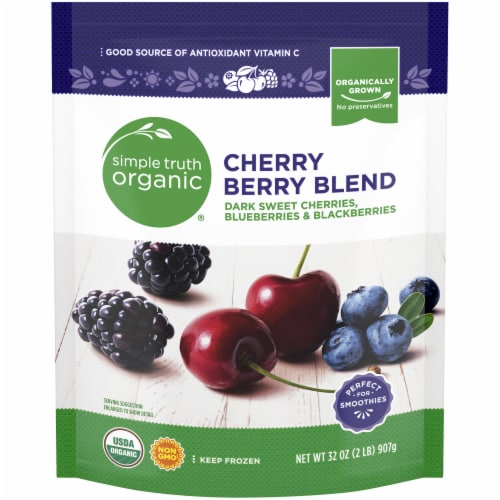 Simple Truth Organic® Cherry Berry Blend Frozen Fruit Perspective: front