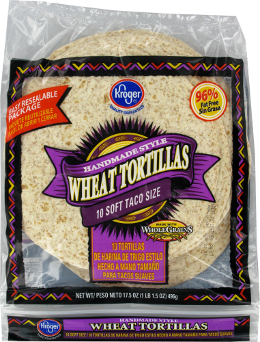 Kroger® Whole Wheat Tortillas Perspective: front