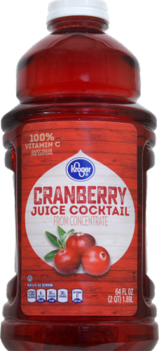 Kroger® Cranberry Juice Cocktail Perspective: front