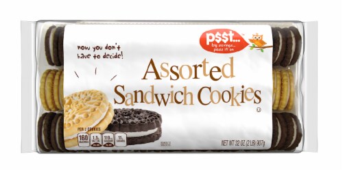 p$$t... Assorted Sandwich Cookies Perspective: front