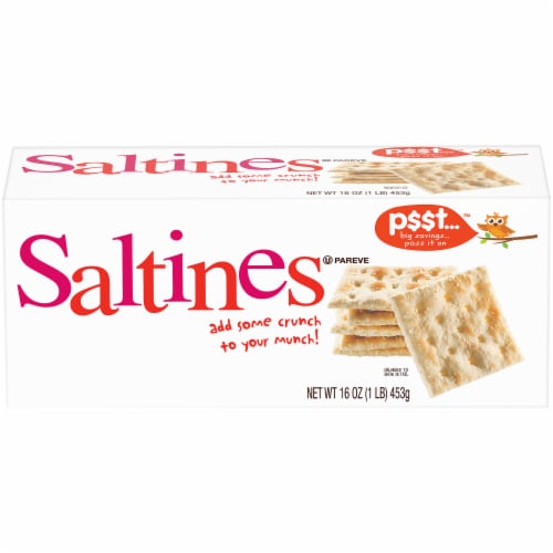 psst... Saltines Perspective: front