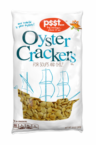 p$$t... Oyster Crackers Perspective: front