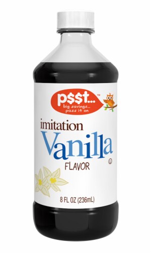 p$$t... Imitation Vanilla Flavoring Perspective: front