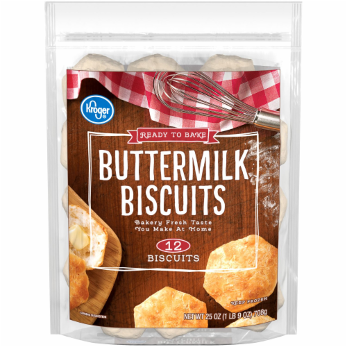 Kroger®  Ready to Bake Buttermilk Biscuits Perspective: front