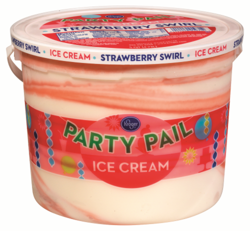 Kroger® Strawberry Swirl Ice Cream Party Pail, 160 fl oz - City Market