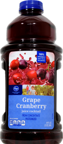 Kroger® Grape Cranberry Juice Cocktail Perspective: front