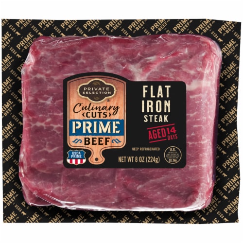 Private Selection™ Culinary Cuts Prime Beer Flat Iron Steak Perspective: front