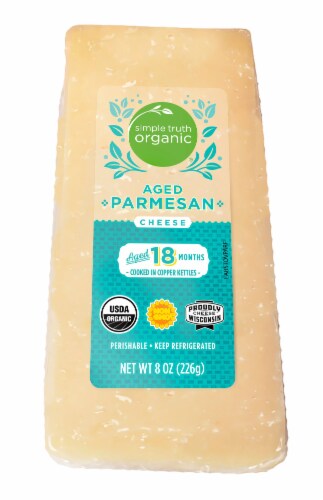 Simple Truth Organic® Aged Parmesan Cheese Perspective: front