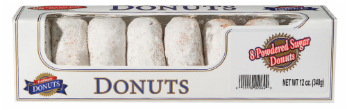 Fred Meyer® Powdered Sugar Donuts 8 Count Perspective: front