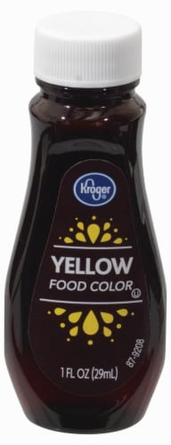 Kroger® Yellow Food Coloring Perspective: front