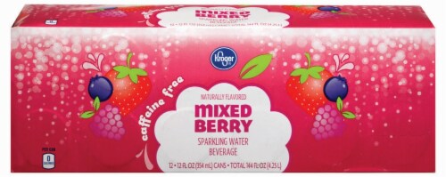 Kroger®  Berry Sparkling Water Perspective: front