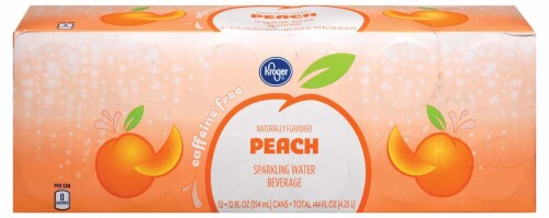 Kroger®  Peach Sparkling Water Perspective: front
