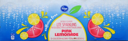 Kroger®  Light Sparkling Pink Lemonade Perspective: front
