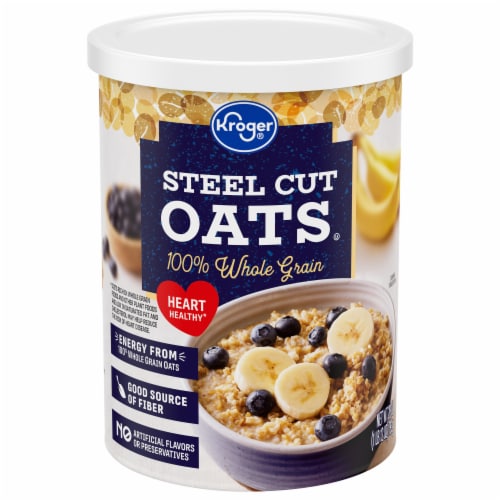 Kroger® 100% Whole Grain Steel Cut Oats Perspective: front